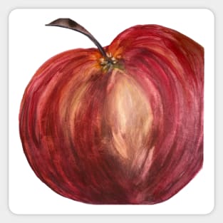 Big Red Apple Sticker